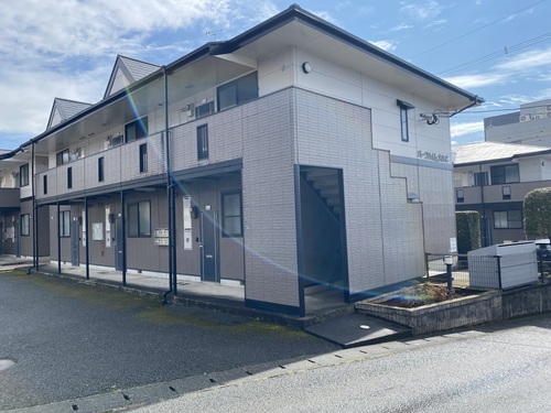熊本県大津町のアパート外壁塗装・屋根塗装前の建物外観