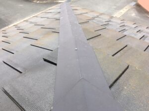 合志市K様邸 縦樋に色あせが見られる付帯部の状態